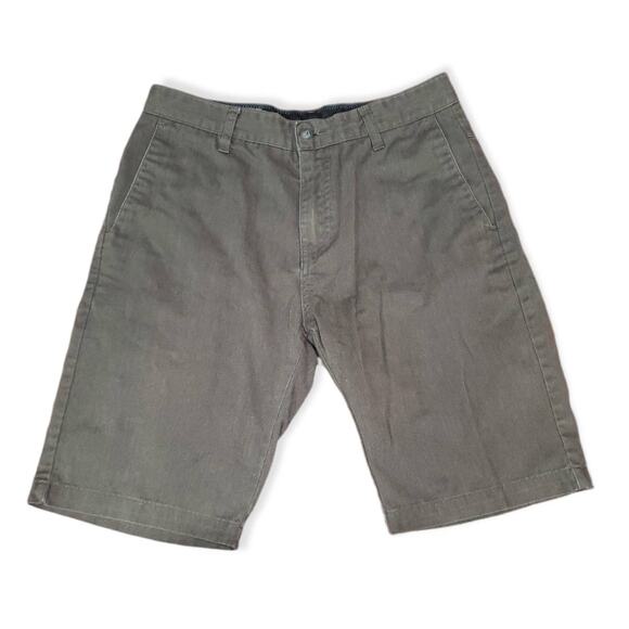 Volcom Charcoal Gray Men Shorts - Size 31 - Picture 1 of 5